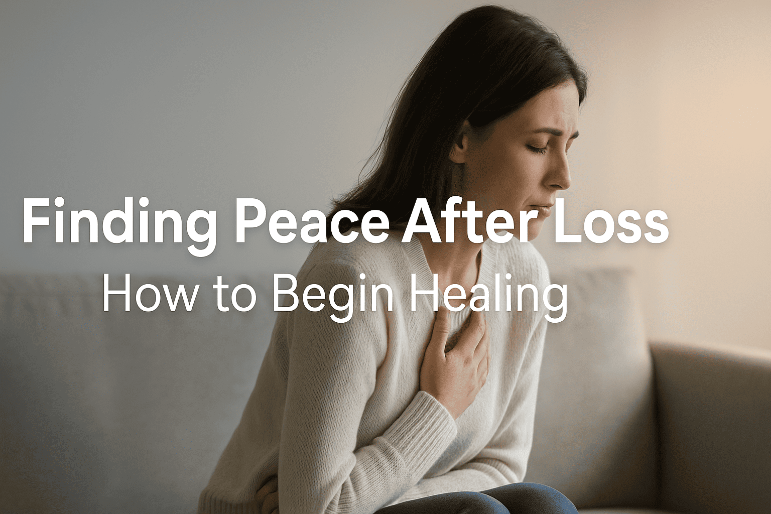 Comforting therapy session representing grief counselling in Louisville, KY