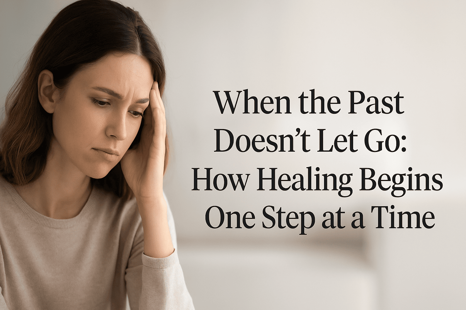 A calm and comforting therapy session environment representing emotional healing and PTSD support in Louisville, KY